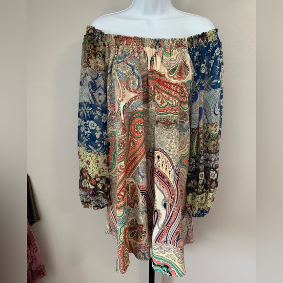 Umgee Tops - Umgee Mulit Color/Pattern Tunic/Dress